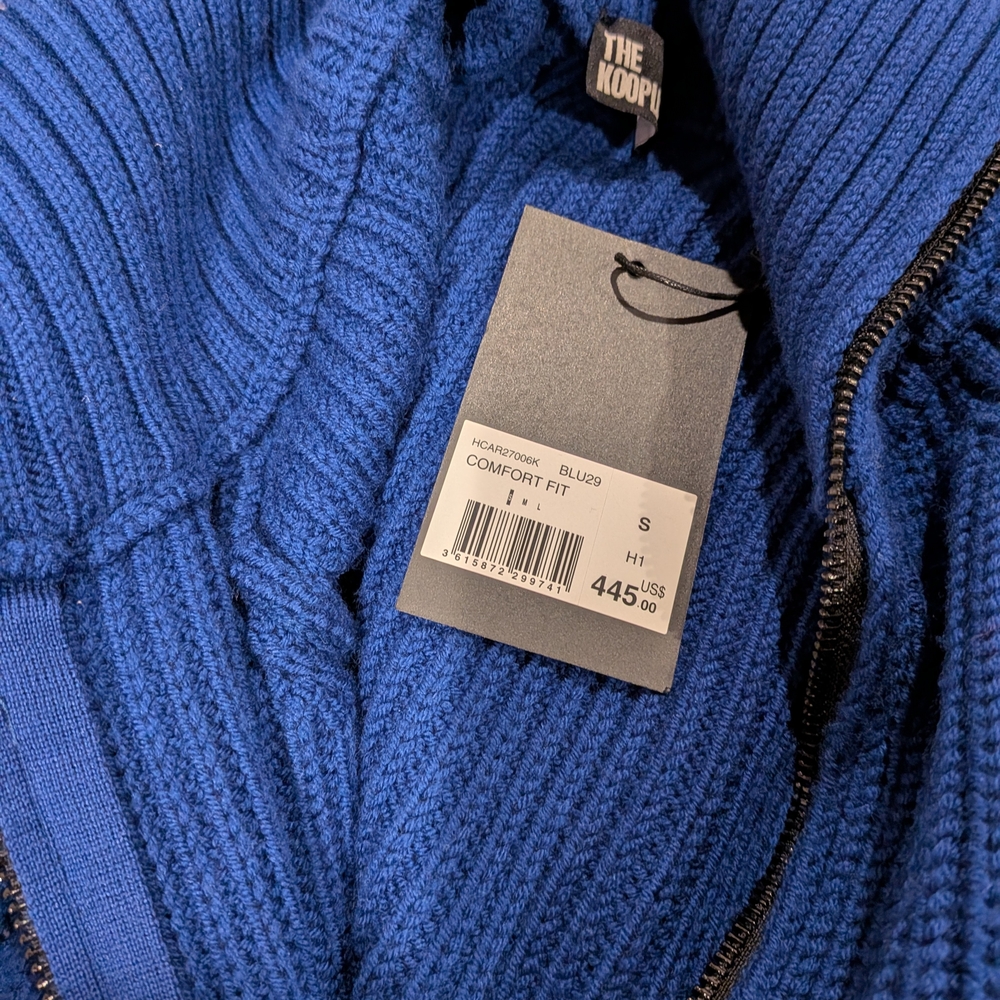 Men's Blue Sweater - Picture 3 of 5